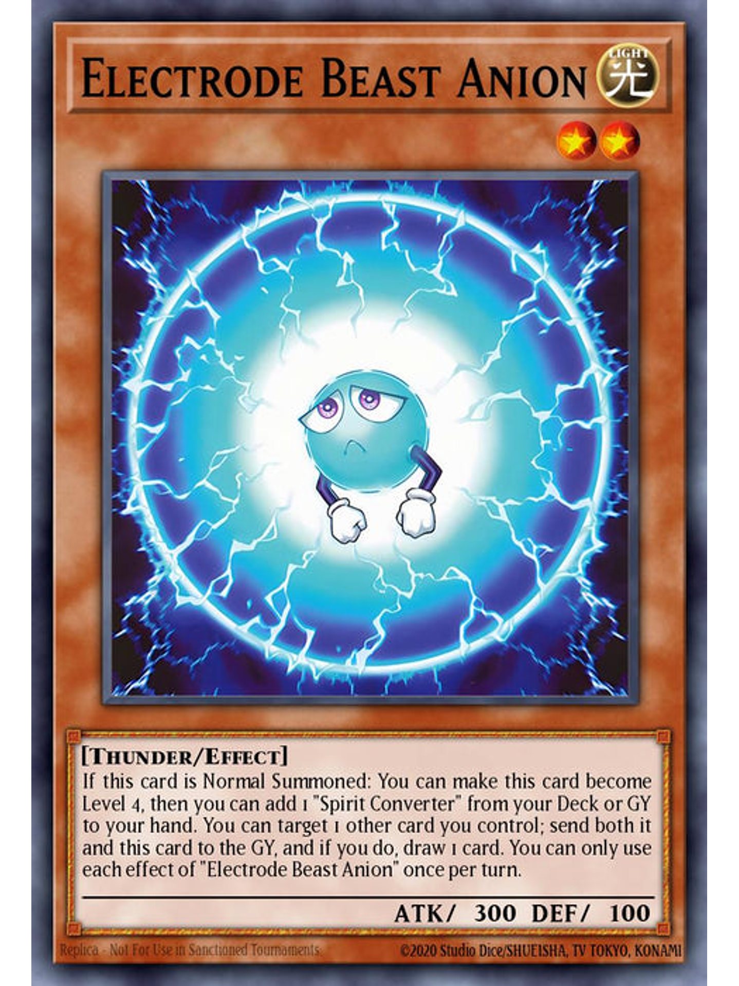 Electrode Beast Anion - BLTR-EN033 - Ultra Rare 1st Edition 1