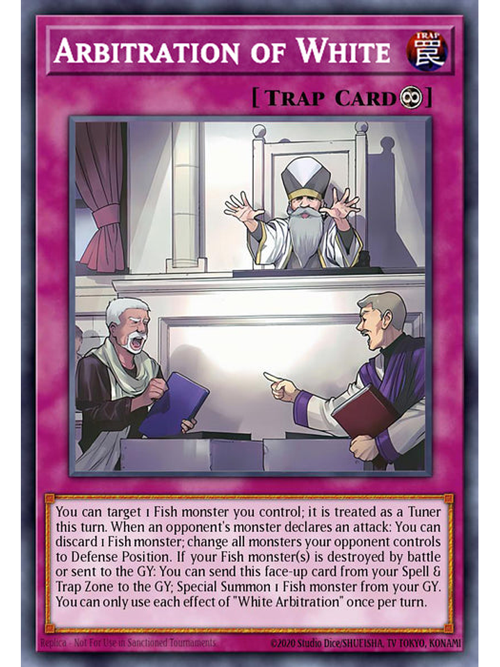 Arbitration of White - BLTR-EN036 - Ultra Rare 1st Edition 1