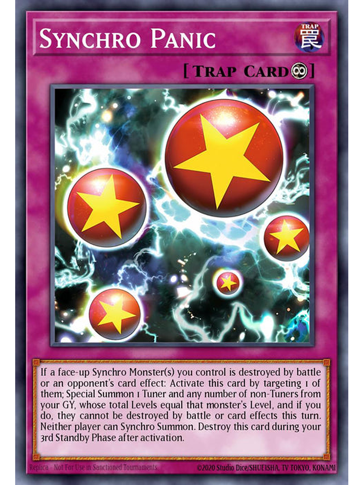 Synchro Panic - BLTR-EN037 - Ultra Rare 1st Edition 1