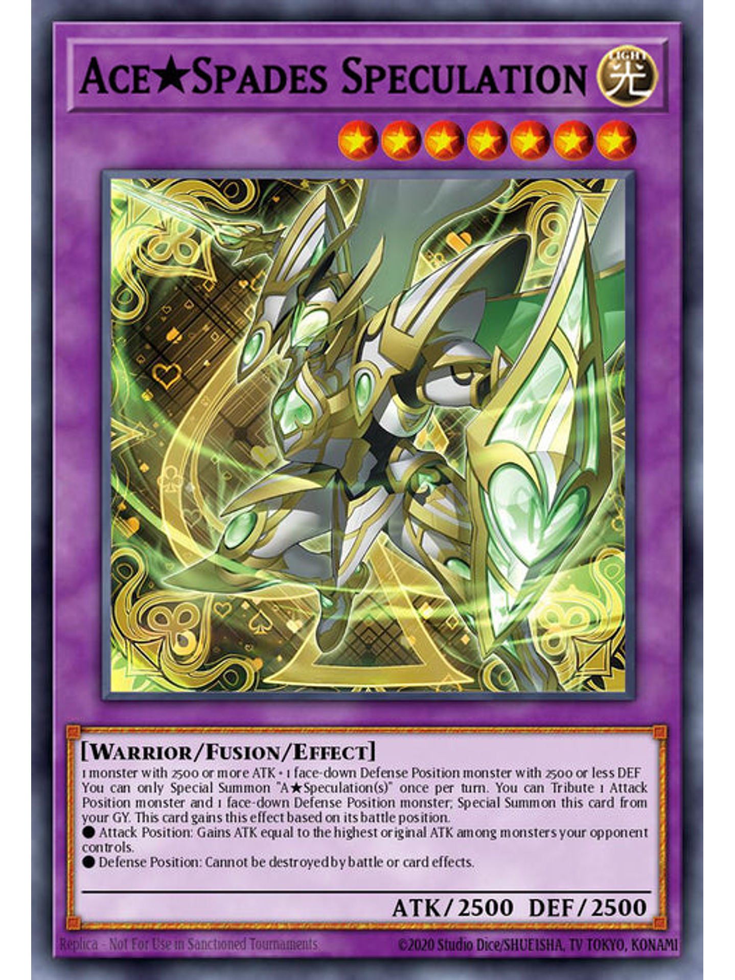 Ace Spades Speculation - BLTR-EN039 - Secret Rare 1st Edition 1