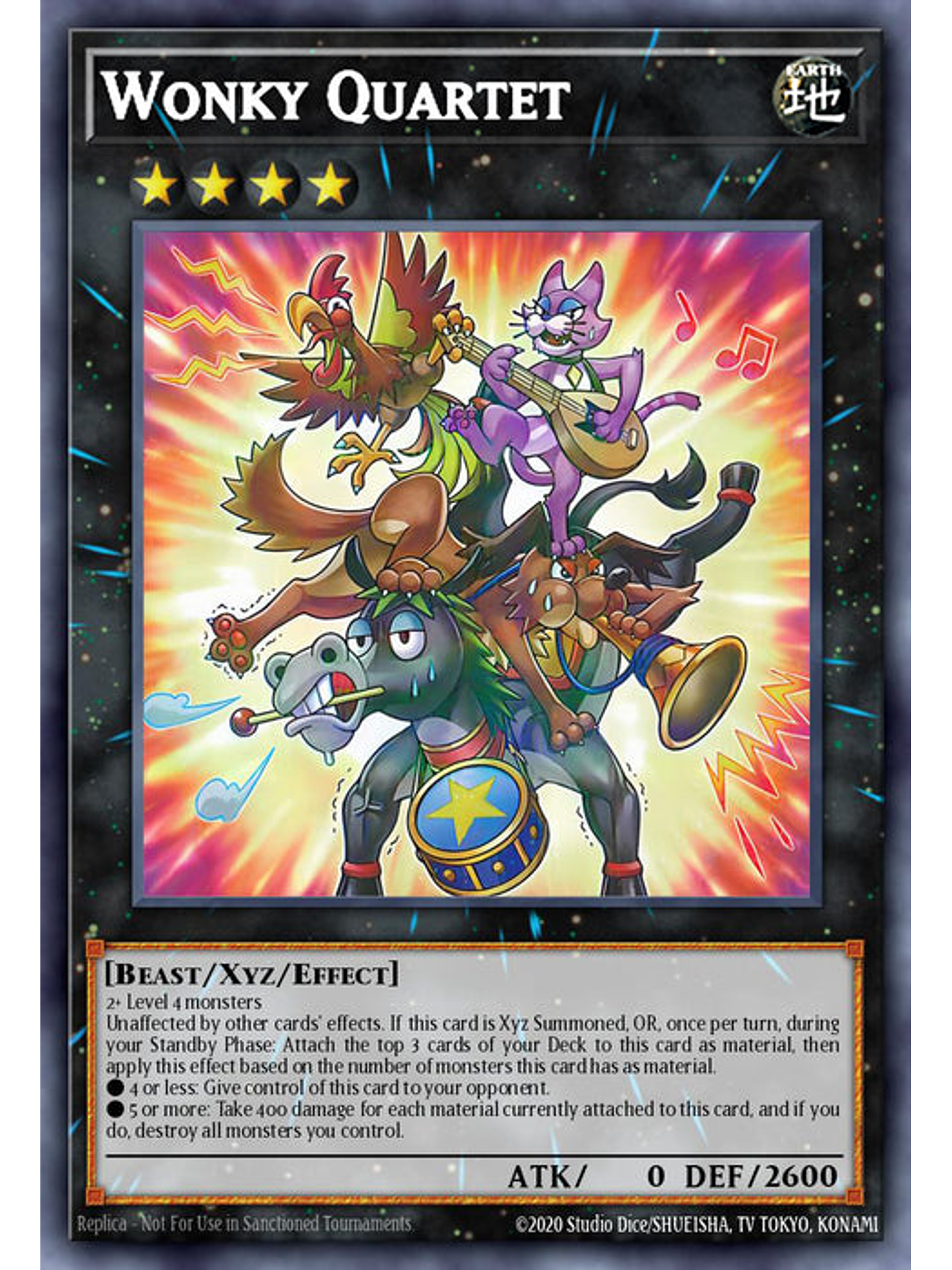 Wonky Quartet - BLTR-EN040 - Ultra Rare 1st Edition 1