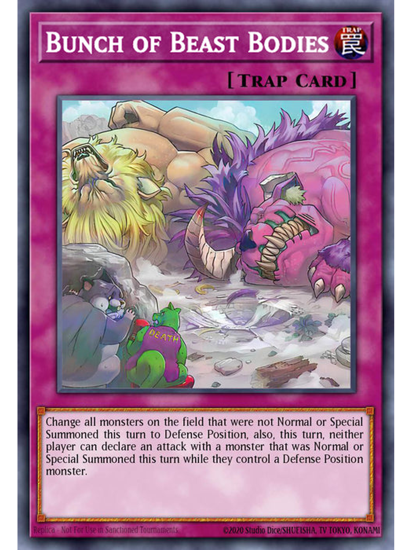 Bunch of Beast Bodies - BLTR-EN042 - Ultra Rare 1st Edition 1