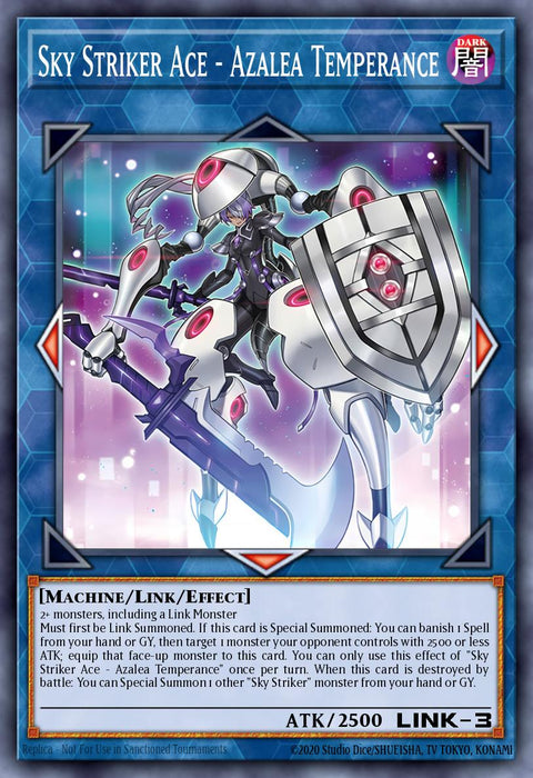 Sky Striker Ace - Azalea Temperance - BLTR-EN044 - Secret Rare 1st Edition