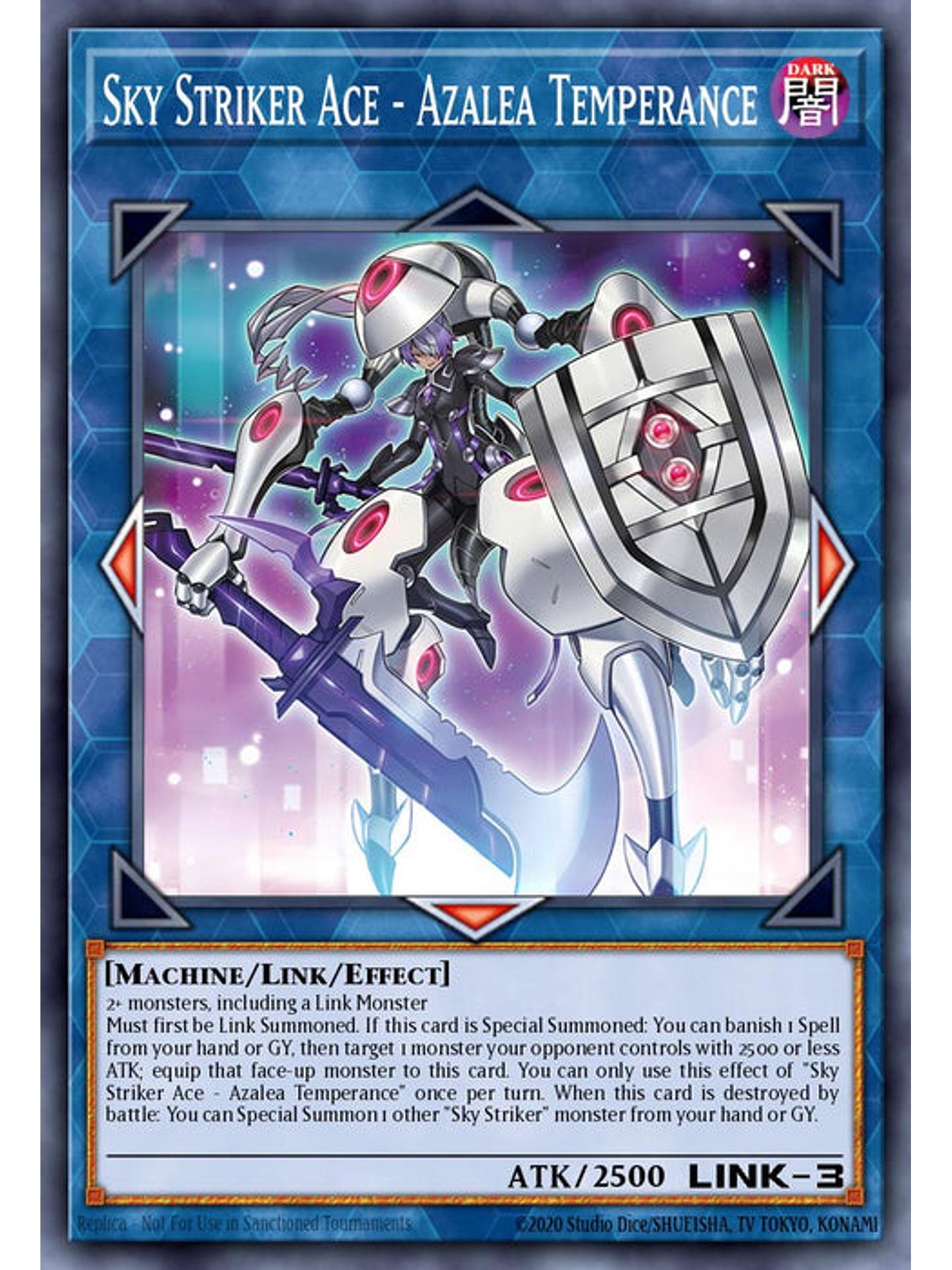 Sky Striker Ace - Azalea Temperance - BLTR-EN044 - Secret Rare 1st Edition 1