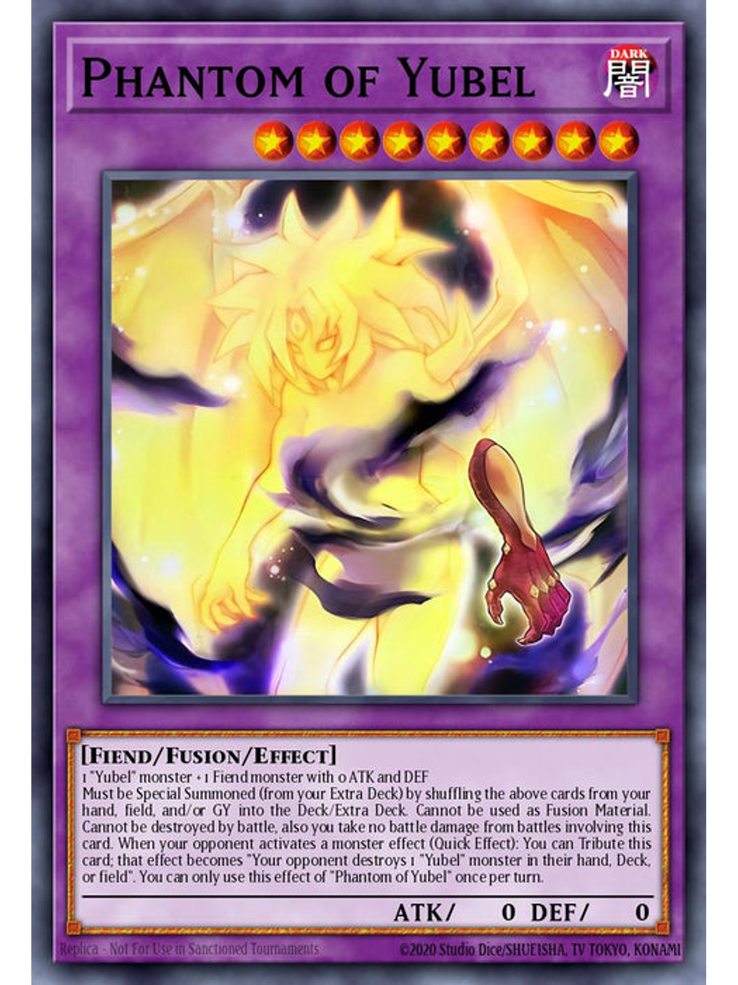 Phantom of Yubel - BLTR-EN047 - Secret Rare 1st Edition 1