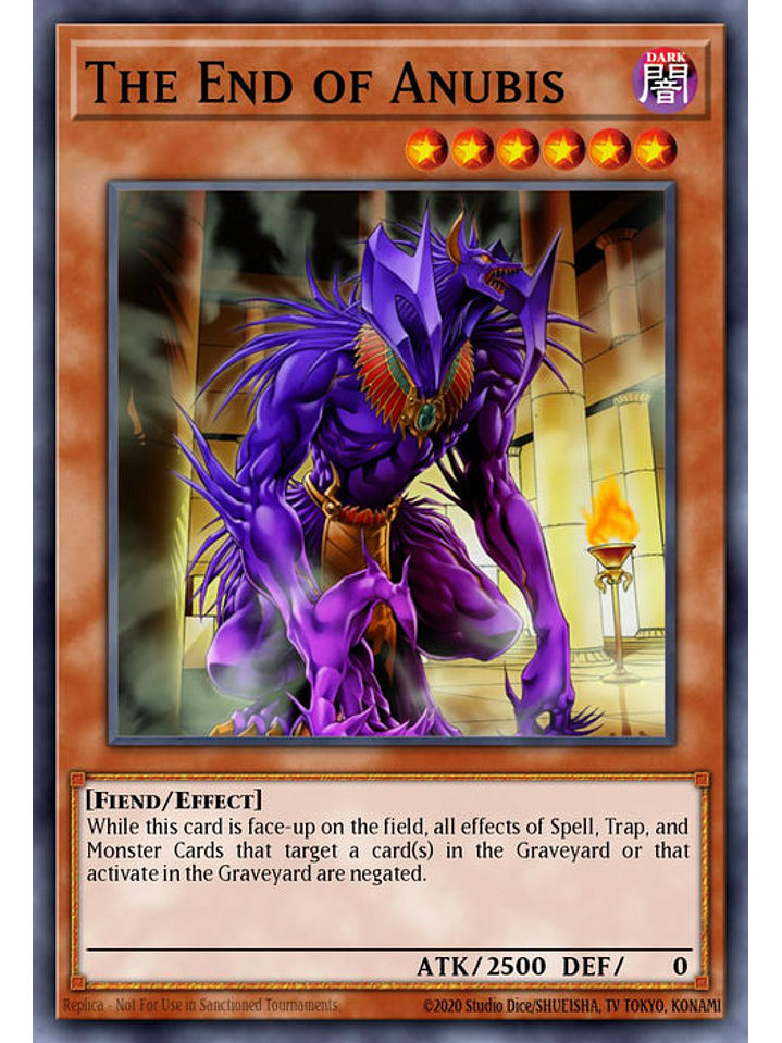 The End of Anubis - BLTR-EN052 - Secret Rare 1st Edition 1