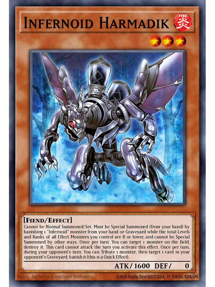 Infernoid Harmadik - BLTR-EN060 - Secret Rare 1st Edition 1