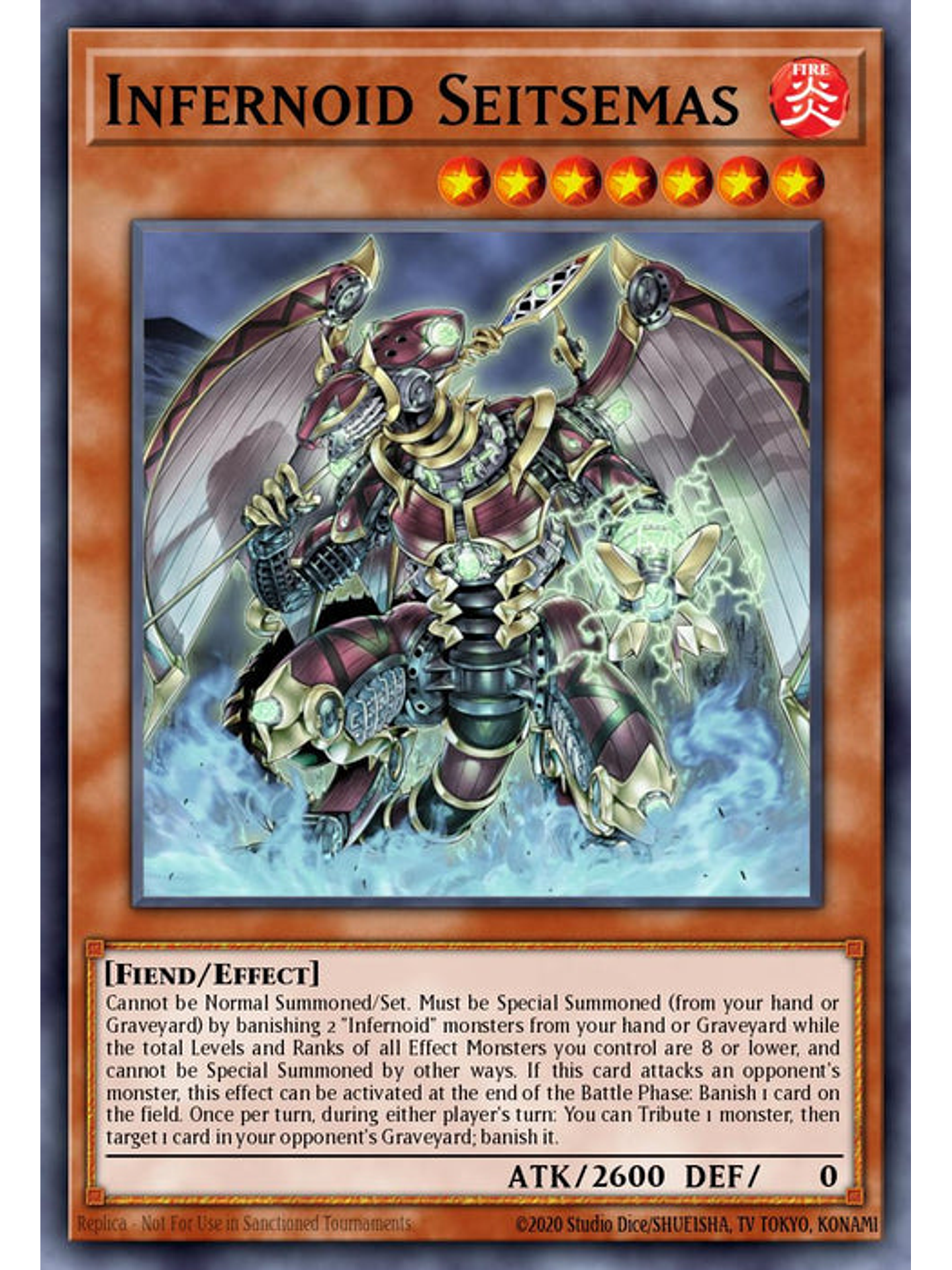 Infernoid Seitsemas - BLTR-EN063 - Ultra Rare 1st Edition 1