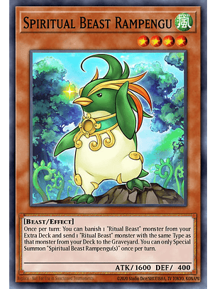 Spiritual Beast Rampengu - BLTR-EN066 - Ultra Rare 1st Edition