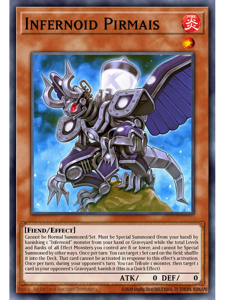 Infernoid Pirmais - BLTR-EN067 - Secret Rare 1st Edition 1