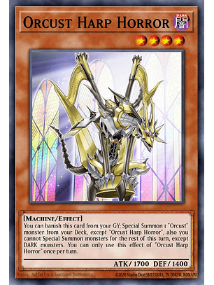 Orcust Harp Horror - BLTR-EN071 - Quarter Century Secret Rare 1st Edition