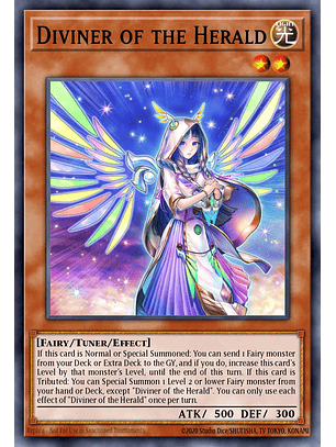 Diviner of the Herald - BLTR-EN072 - Quarter Century Secret Rare 1st Edition