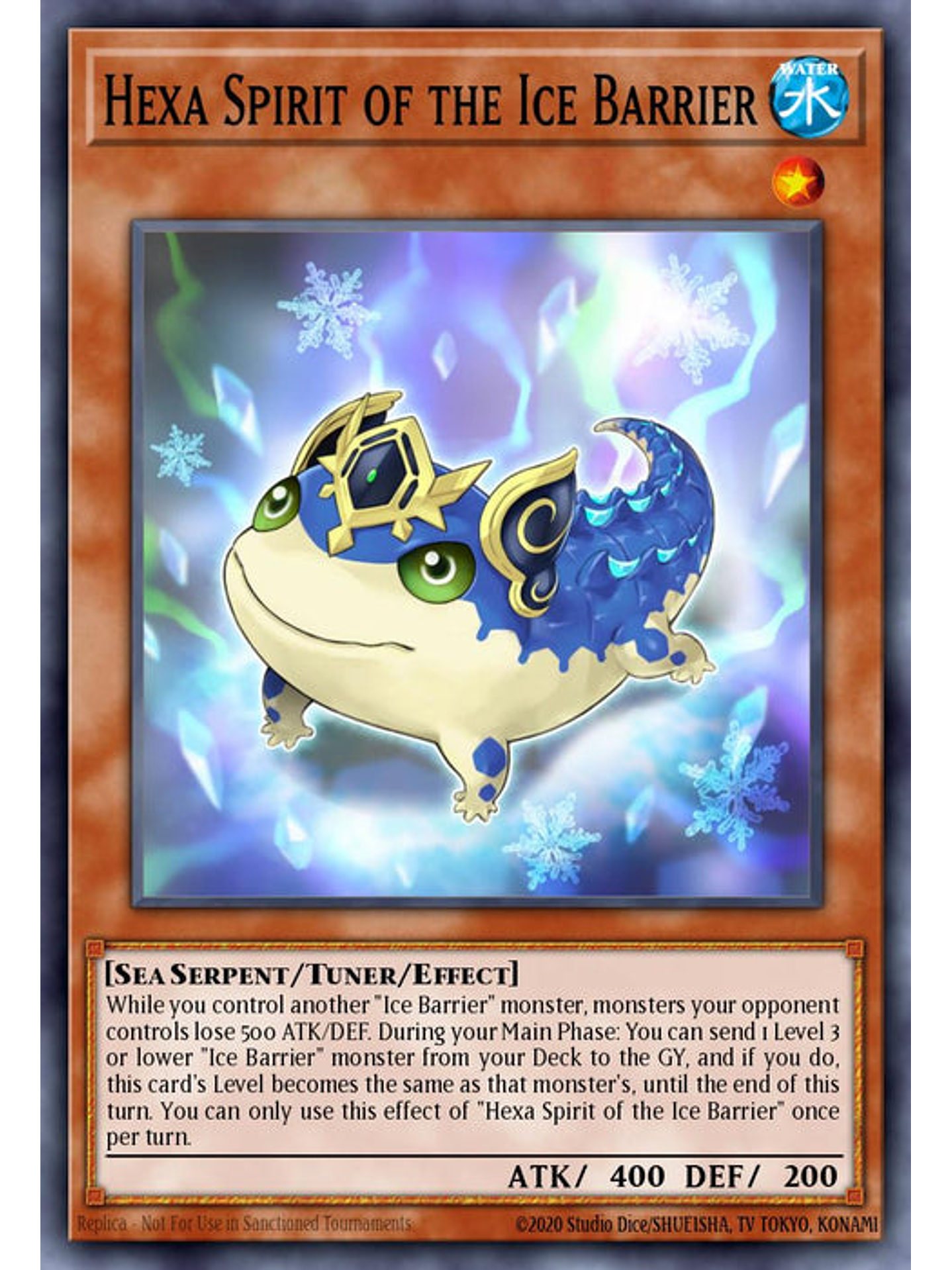 Hexa Spirit of the Ice Barrier - BLTR-EN074 - Ultra Rare 1st Edition 1