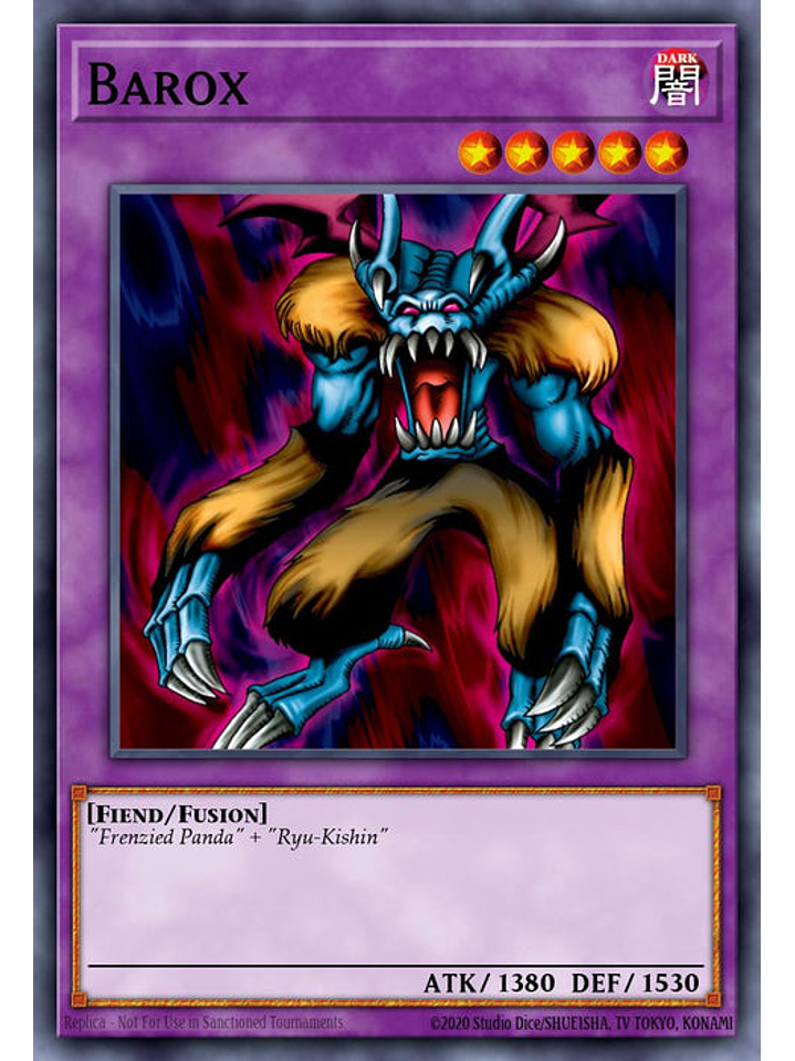 Barox - BLTR-EN082 - Ultra Rare 1st Edition 1