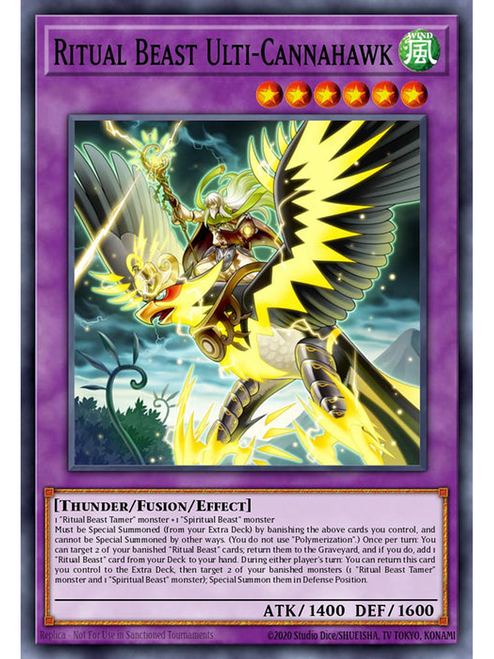 Ritual Beast Ulti-Cannahawk - BLTR-EN084 - Ultra Rare 1st Edition 1