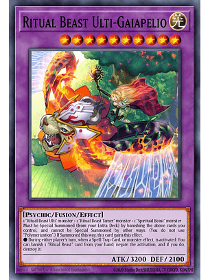 Ritual Beast Ulti-Gaiapelio - BLTR-EN086 - Secret Rare 1st Edition