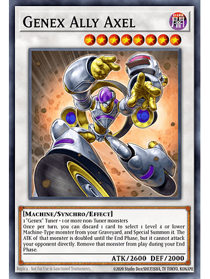 Genex Ally Axel - BLTR-EN088 - Ultra Rare 1st Edition