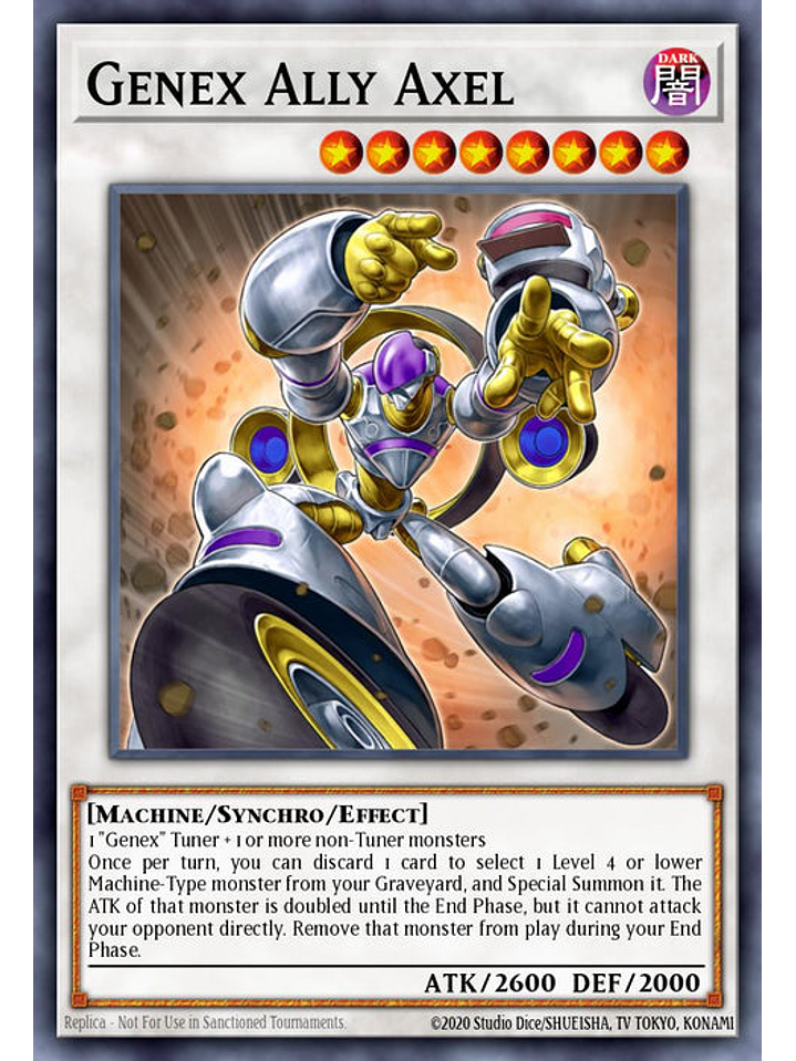 Genex Ally Axel - BLTR-EN088 - Ultra Rare 1st Edition 1