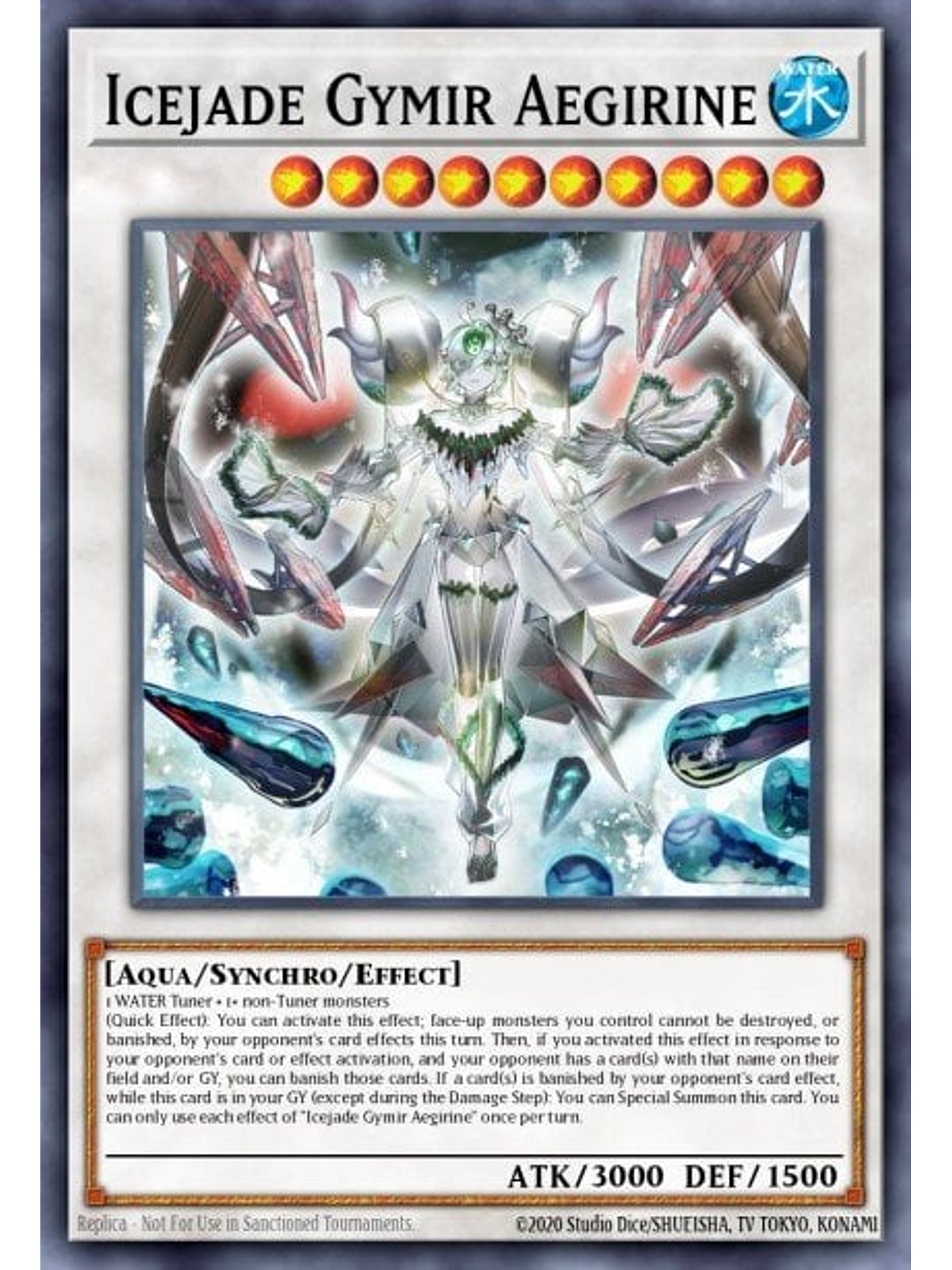 Icejade Gymir Aegirine - BLTR-EN090 - Secret Rare 1st Edition 1