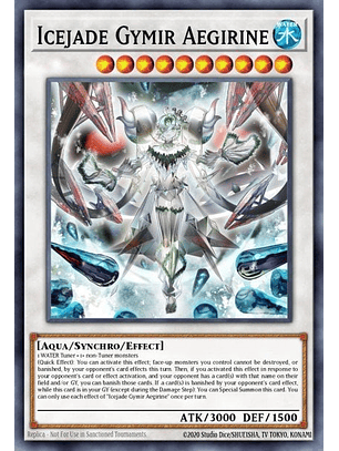 Icejade Gymir Aegirine - BLTR-EN090 - Secret Rare 1st Edition