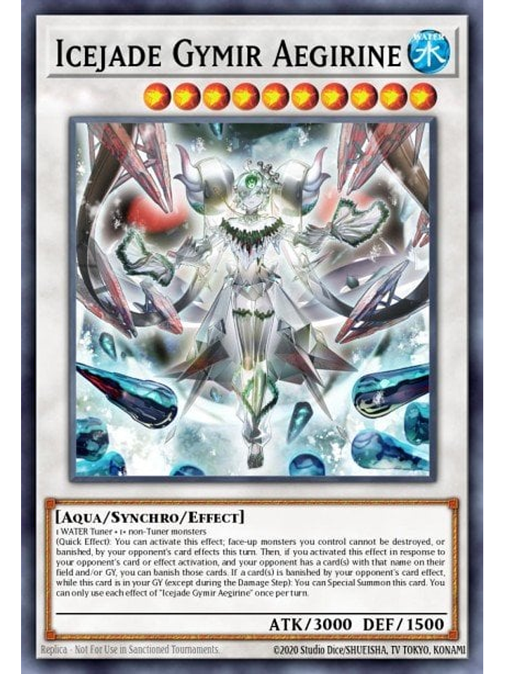 Icejade Gymir Aegirine - BLTR-EN090 - Secret Rare 1st Edition 1