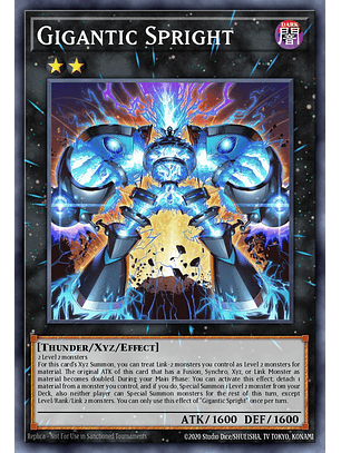 Gigantic Spright - BLTR-EN091 - Quarter Century Secret Rare 1st Edition