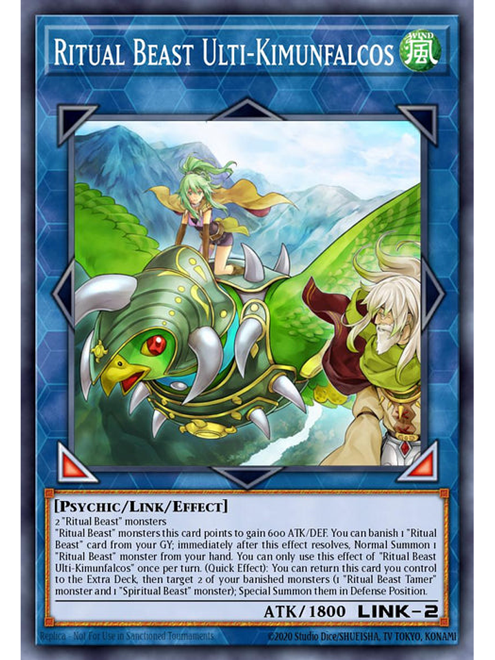 Ritual Beast Ulti-Kimunfalcos - BLTR-EN092 - Ultra Rare 1st Edition 1