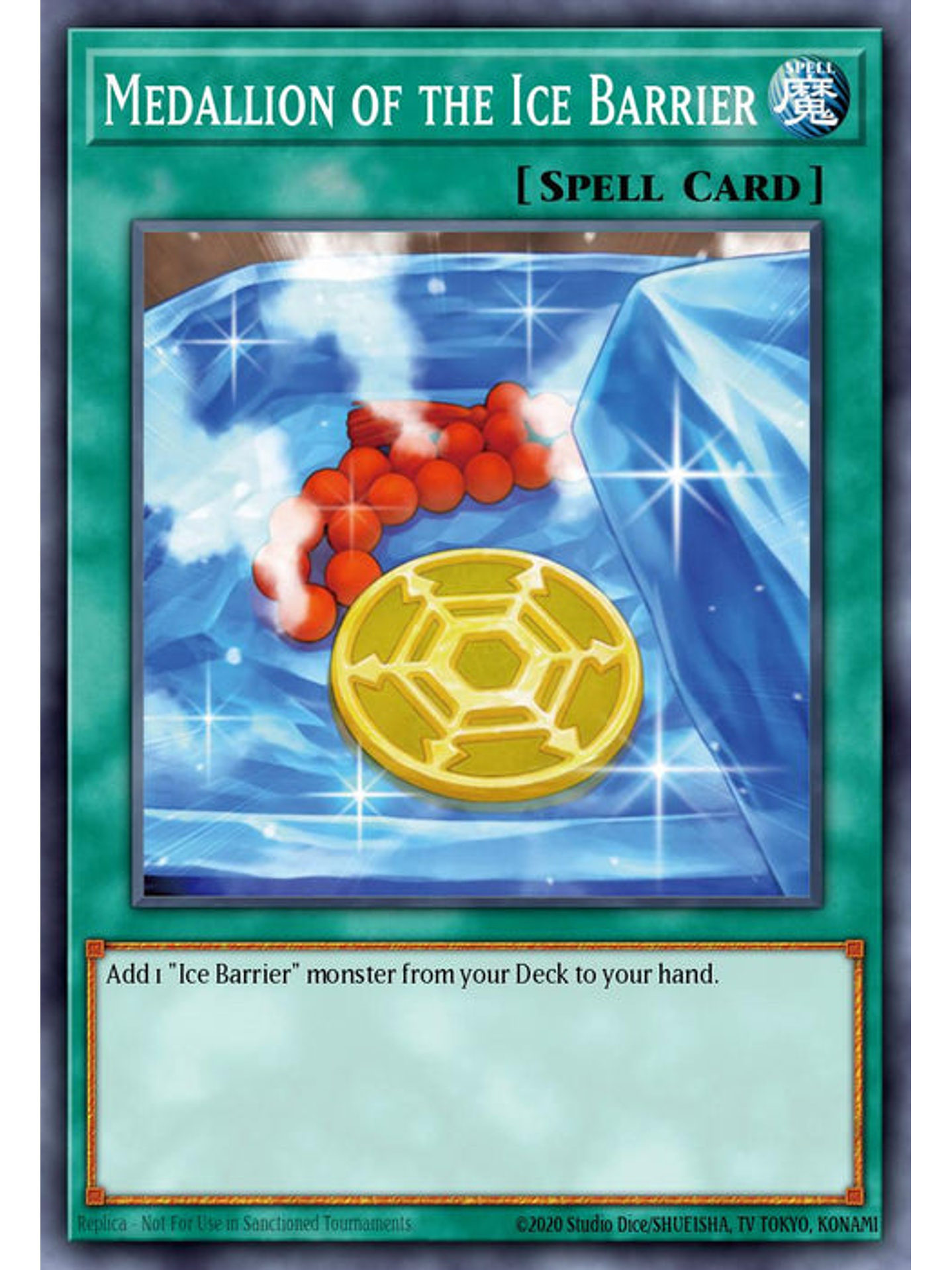 Medallion of the Ice Barrier - BLTR-EN097 - Ultra Rare 1st Edition 1