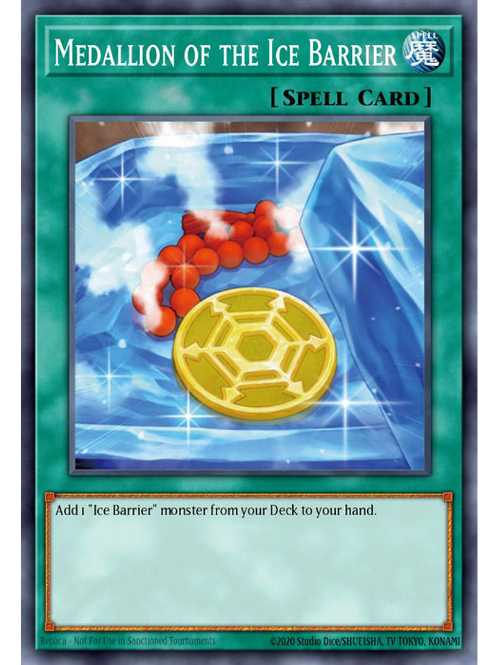 Medallion of the Ice Barrier - BLTR-EN097 - Ultra Rare 1st Edition 1