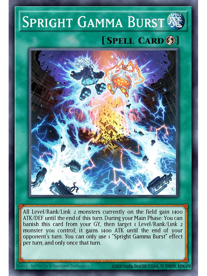Spright Gamma Burst - BLTR-EN105 - Ultra Rare 1st Edition 1