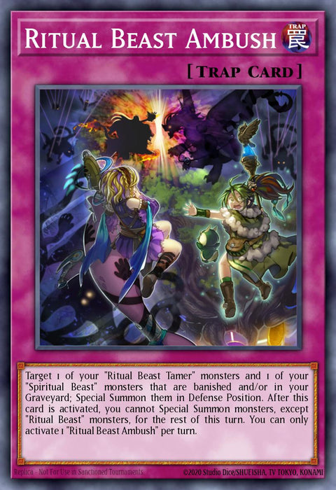 Ritual Beast Ambush - BLTR-EN106 - Ultra Rare 1st Edition