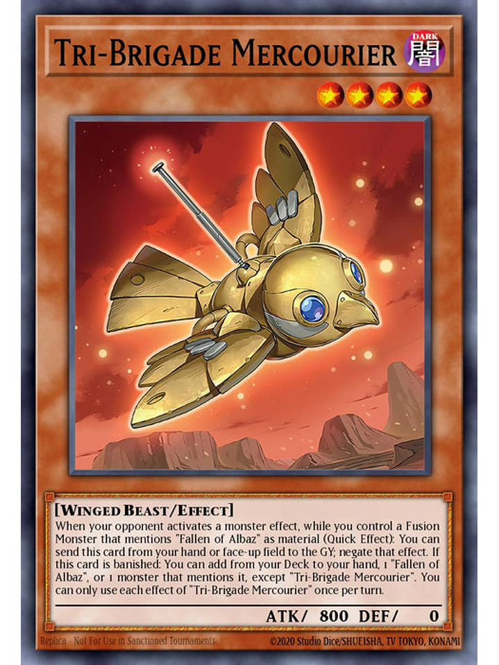 Tri-Brigade Mercourier - BLTR-EN107 - Secret Rare 1st Edition 1