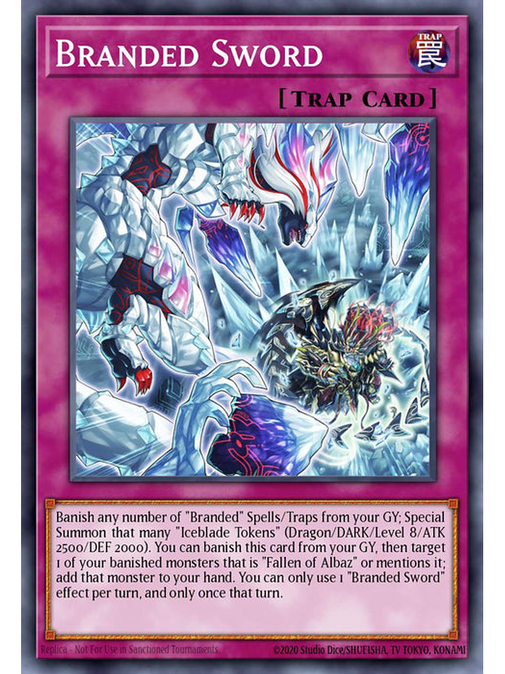 Branded Sword - BLTR-EN112 - Ultra Rare 1st Edition 1