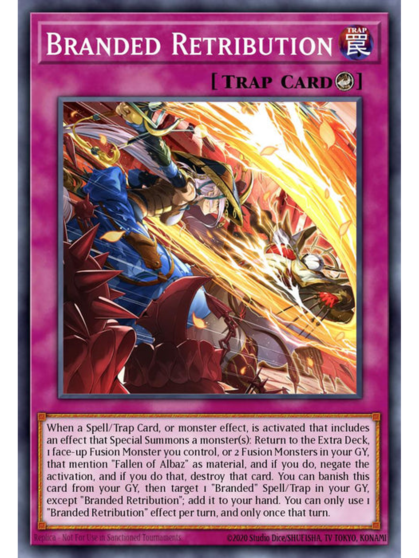 Branded Retribution - BLTR-EN113 - Ultra Rare 1st Edition 1