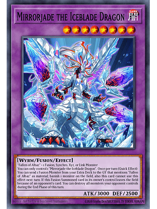 Mirrorjade the Iceblade Dragon - BLTR-EN114 - Ultra Rare 1st Edition