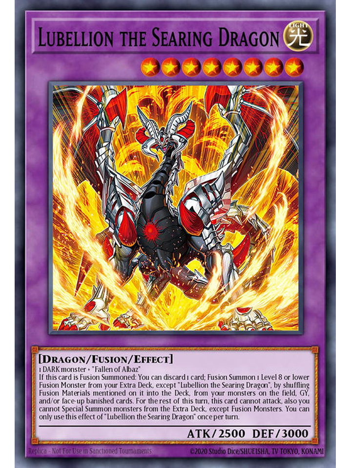 Lubellion the Searing Dragon - BLTR-EN115 - Ultra Rare 1st Edition 1