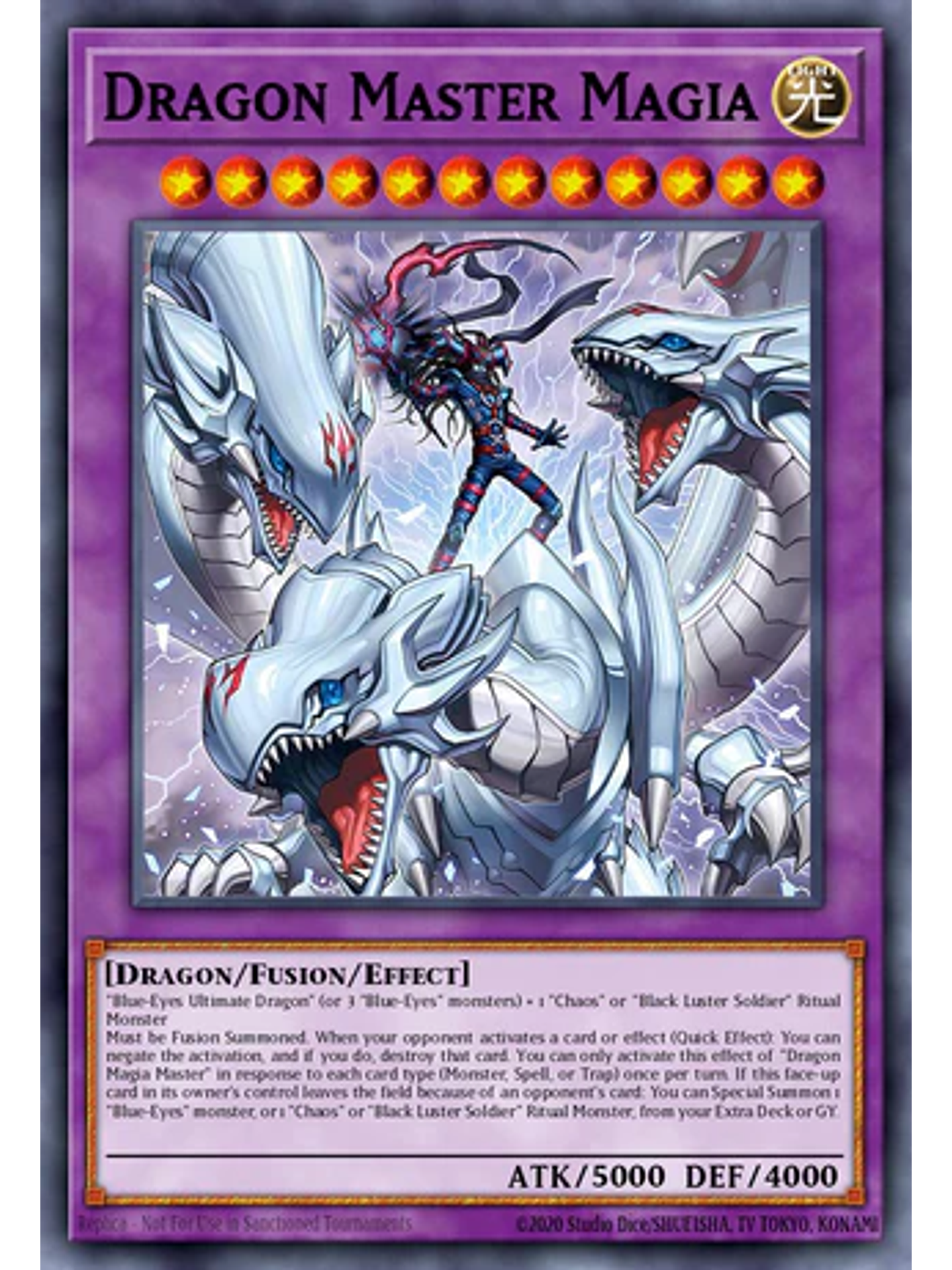 Dragon Master Magia - BLTR-EN118 - Quarter Century Secret Rare 1st Edition 1