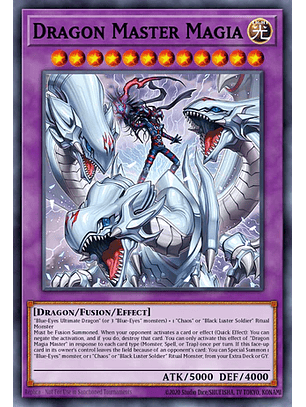 Dragon Master Magia - BLTR-EN118 - Quarter Century Secret Rare 1st Edition