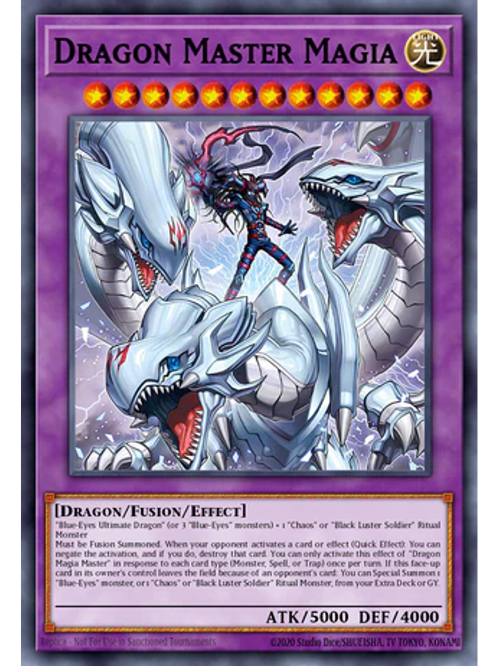 Dragon Master Magia - BLTR-EN118 - Quarter Century Secret Rare 1st Edition 1