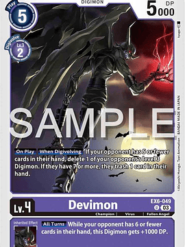 EX6-049 U Devimon
