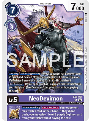 EX6-051 C NeoDevimon