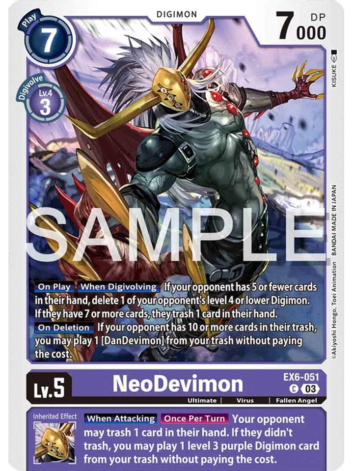 EX6-051 C NeoDevimon 1