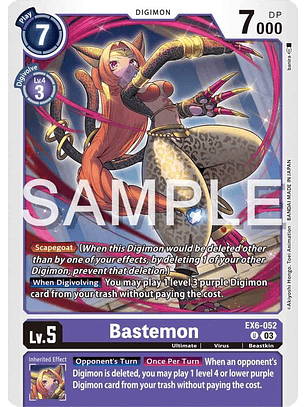 EX6-052 U Bastemon