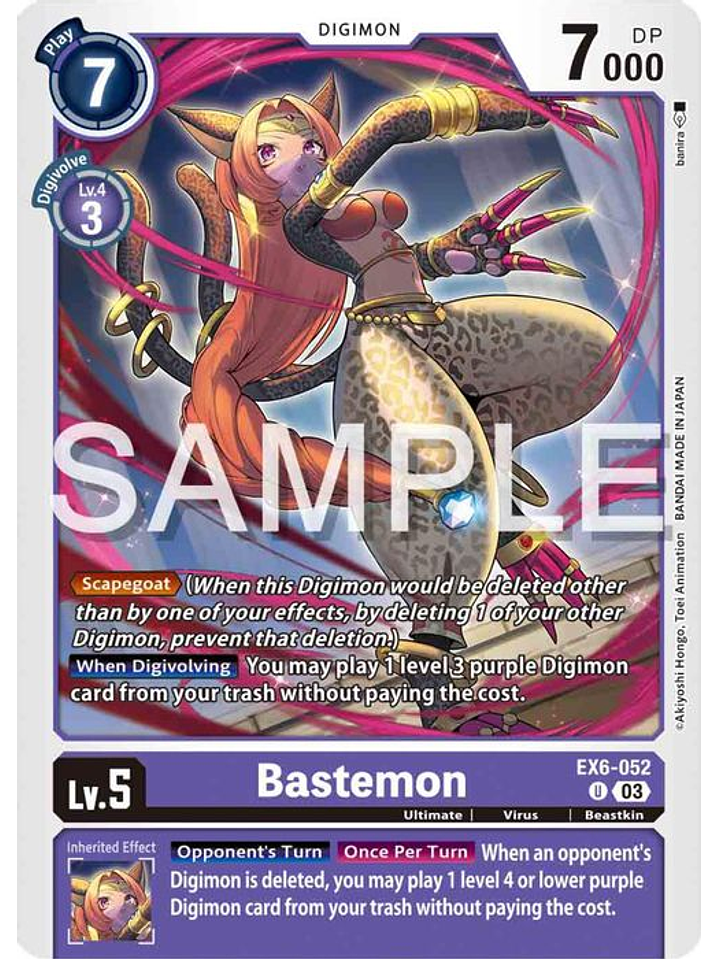 EX6-052 U Bastemon 1