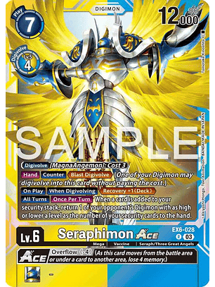 EX6-028 R Seraphimon ACE