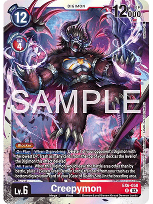 EX6-058 R Creepymon