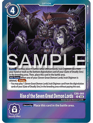EX6-069 R Rise of the Seven Great Demon Lords