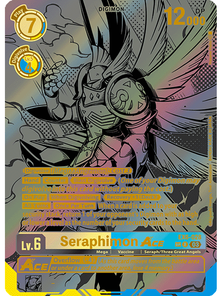 EX6-028 (Special Rare) Seraphimon ACE 1
