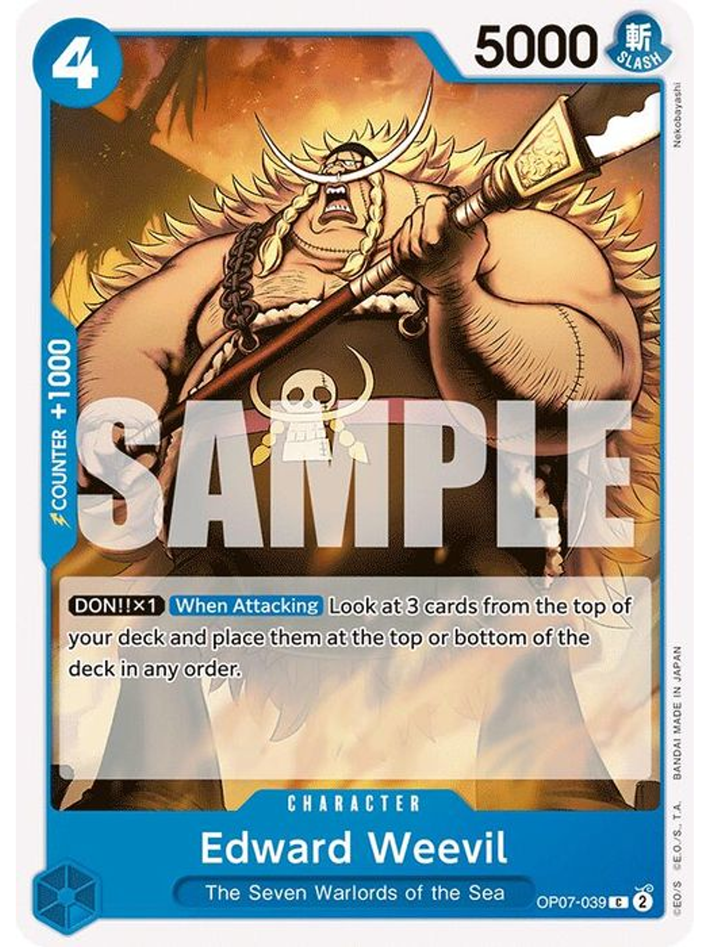 OP07-039 C Edward Weevil 1