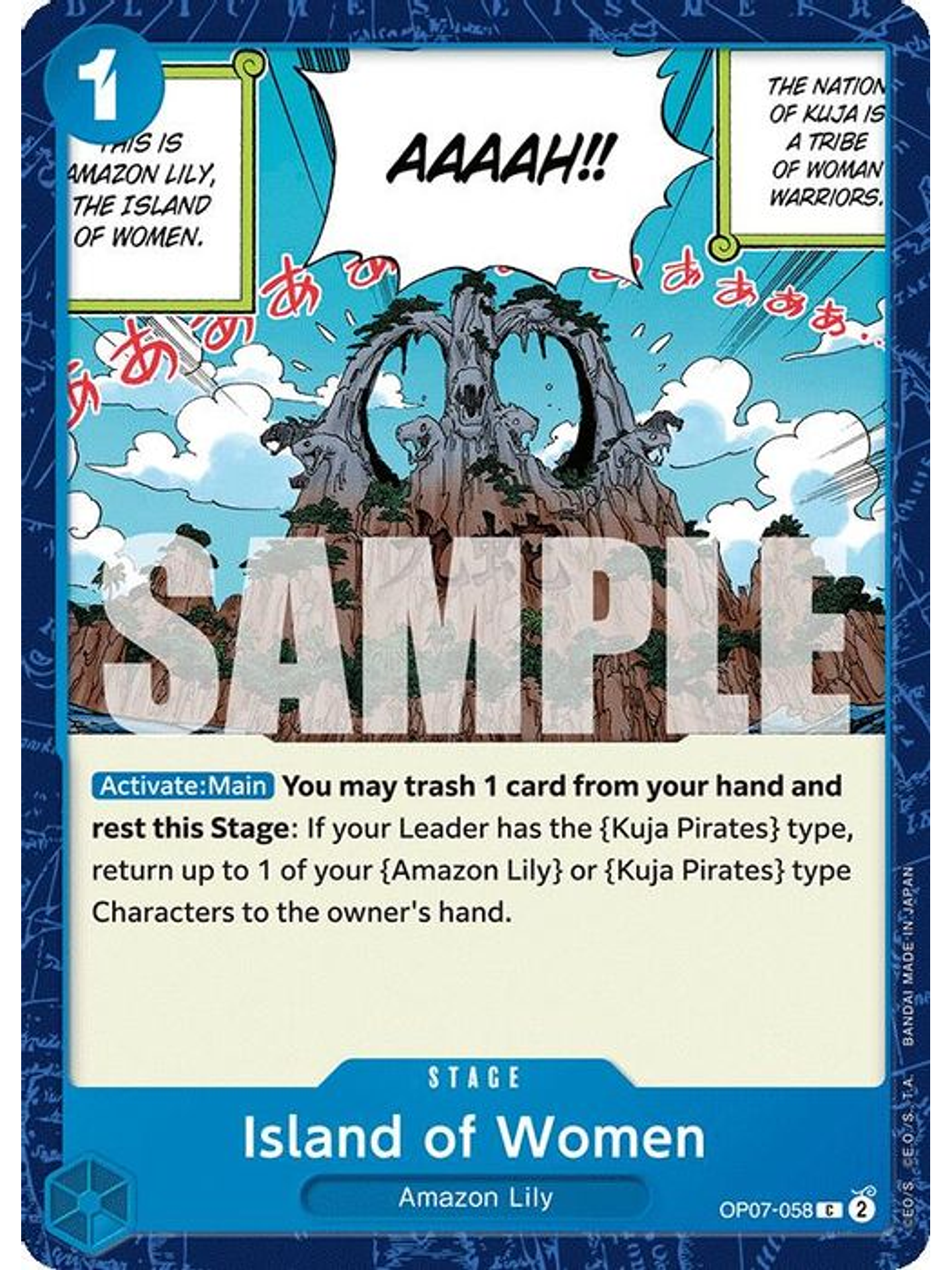 OP07-058 C Island of Women 1